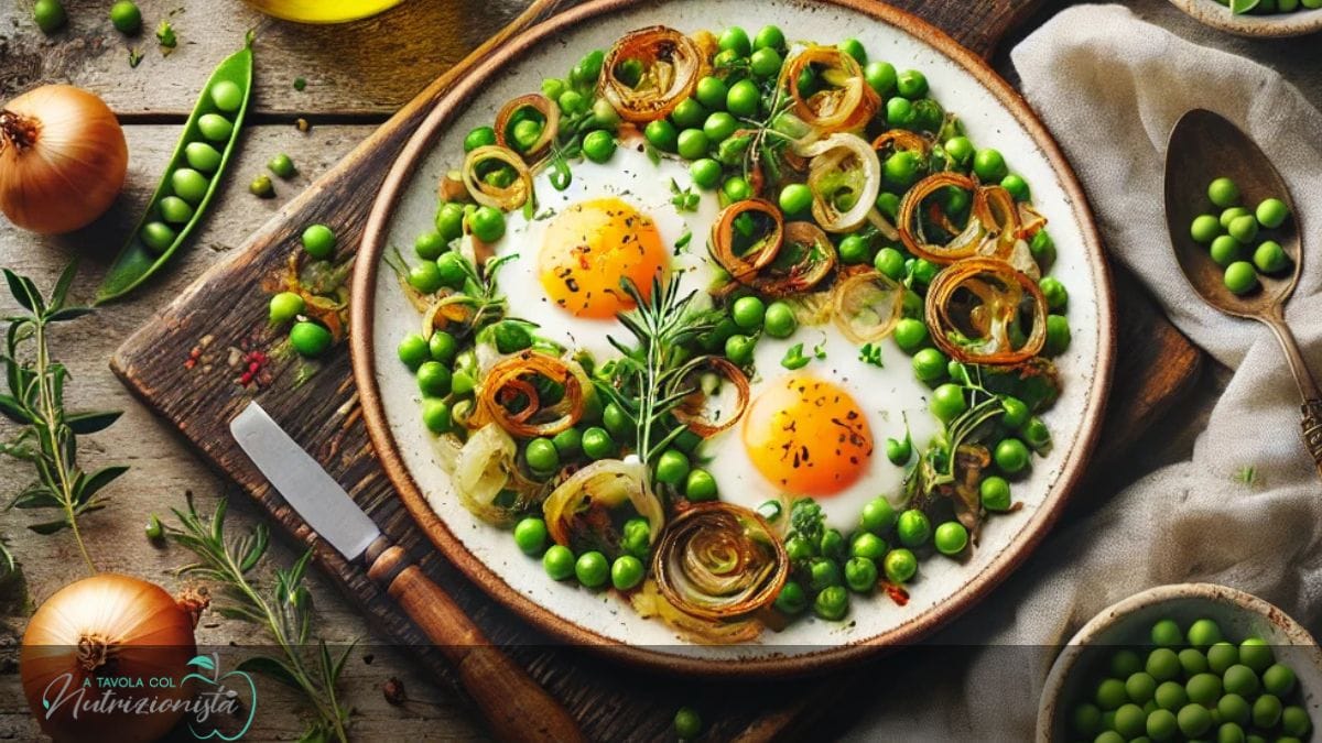 Uova e Piselli: La Ricetta che unisce Semplicità, Gusto e Benessere
