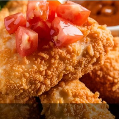 nuggets di pollo in friggitrice ad aria