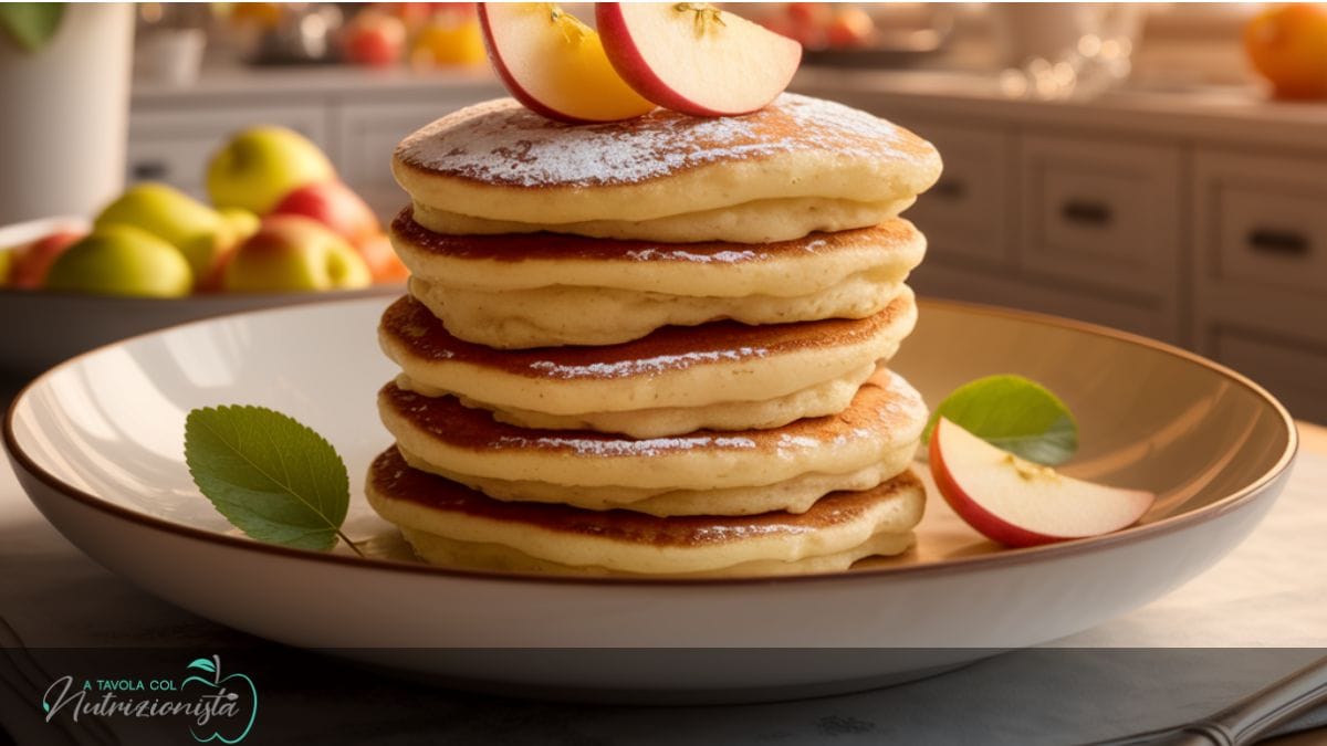 Pancake di Mele: Colazione Leggera, Gusto Intenso
