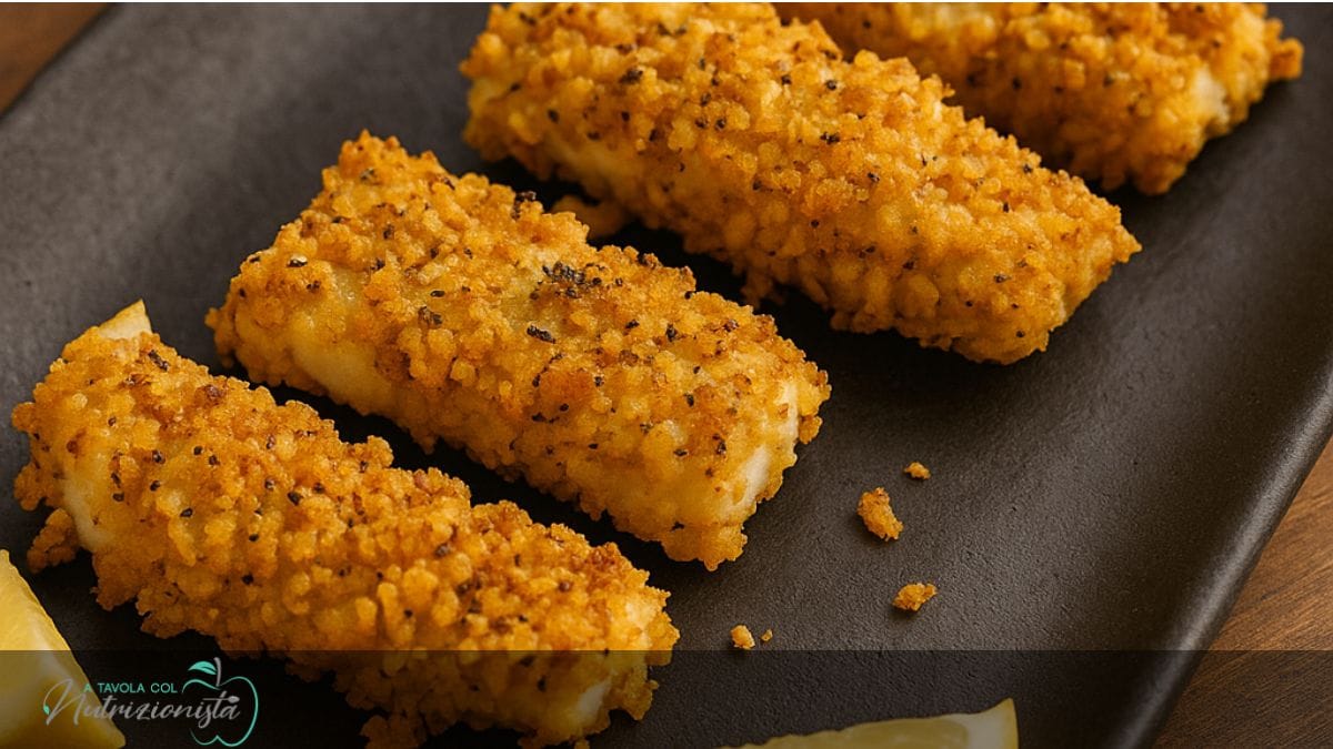 Bastoncini di pesce croccanti