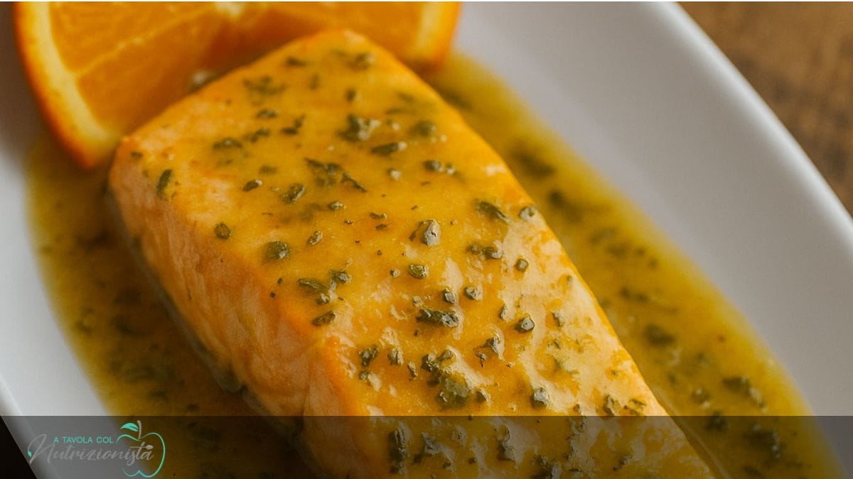 Filetto di salmone all’arancia
