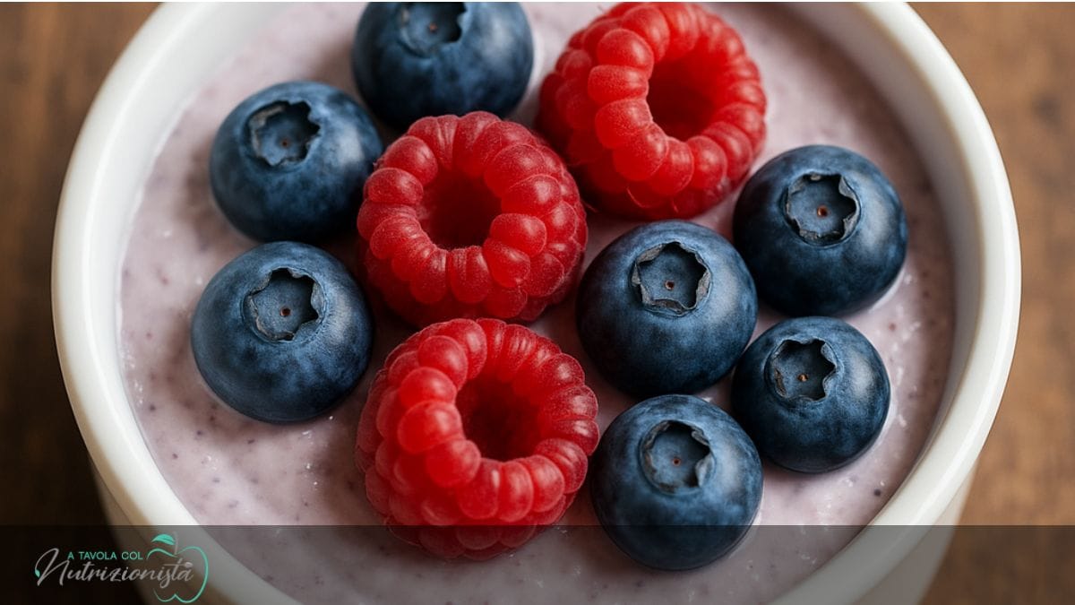 Fit Cheesecake ai mirtilli