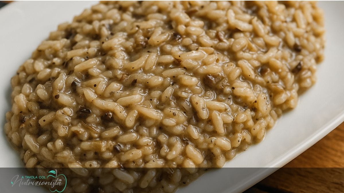 Risotto carciofi e radicchio