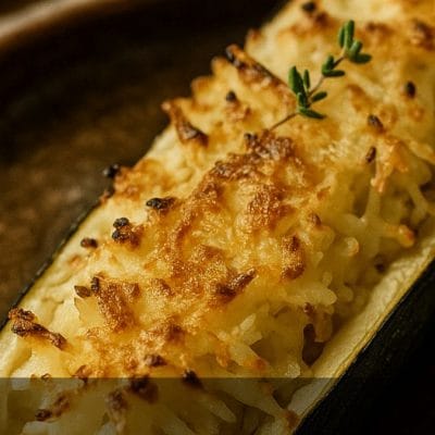Zucchine ripiene col riso