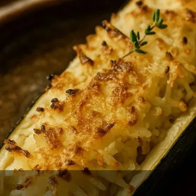 Zucchine ripiene col riso