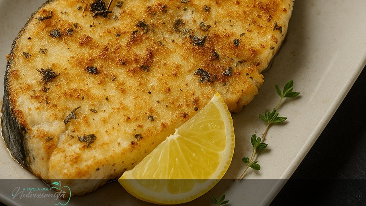 Pesce Spada Panato in Friggitrice ad Aria