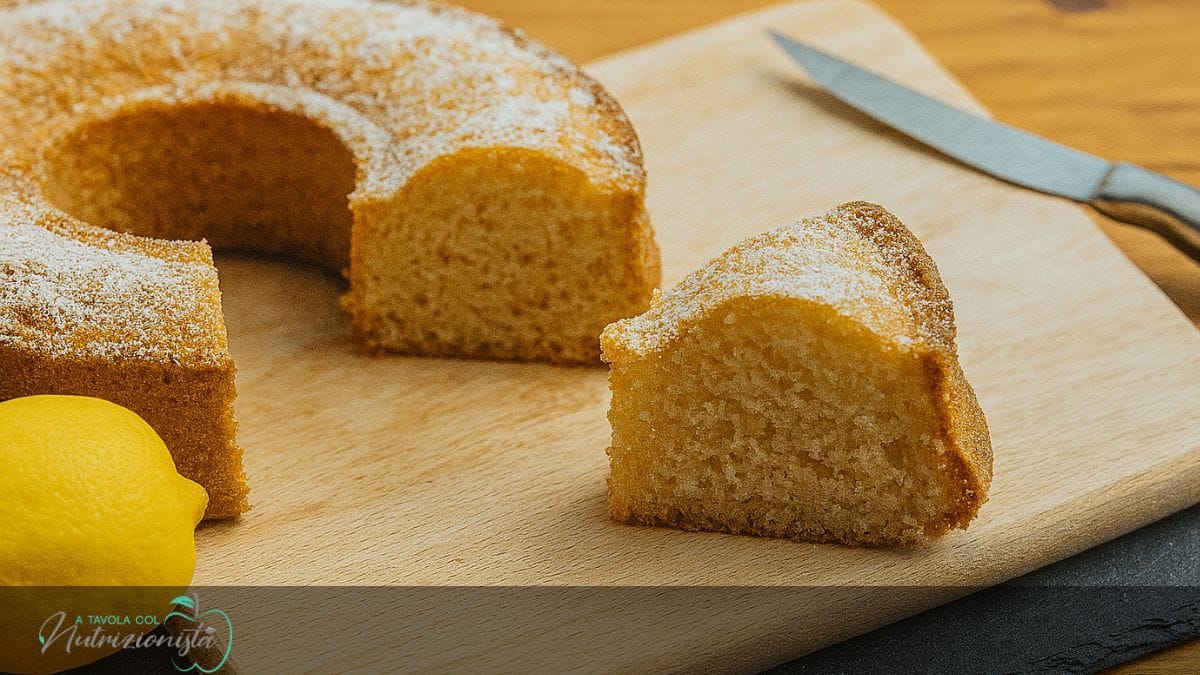Ciambellone allo yogurt e limone