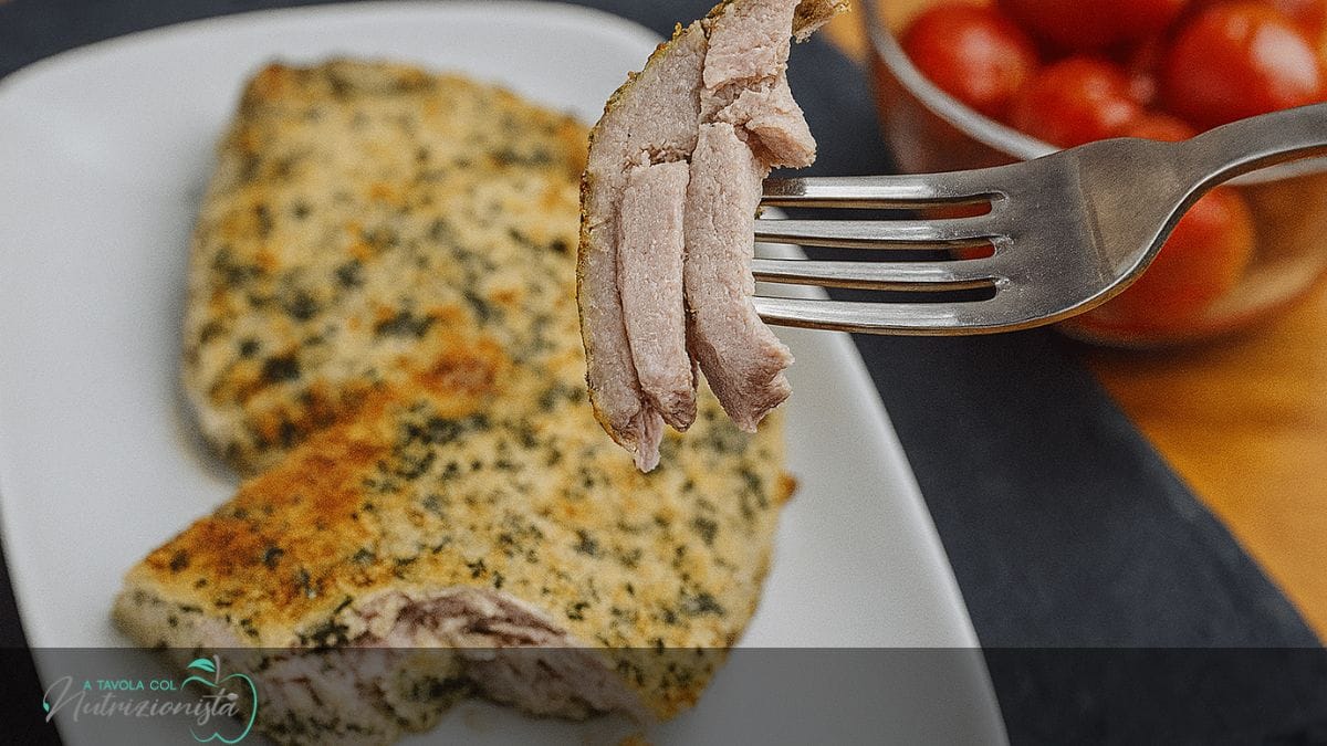 Filetto di Tonno Panato in Friggitrice ad Aria