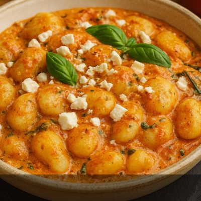 Gnocchi alla Feta e Pomodoro Ricetta Sana e Veloce