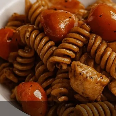 Pasta al Tonno Risottata con Pomodorini e Olive