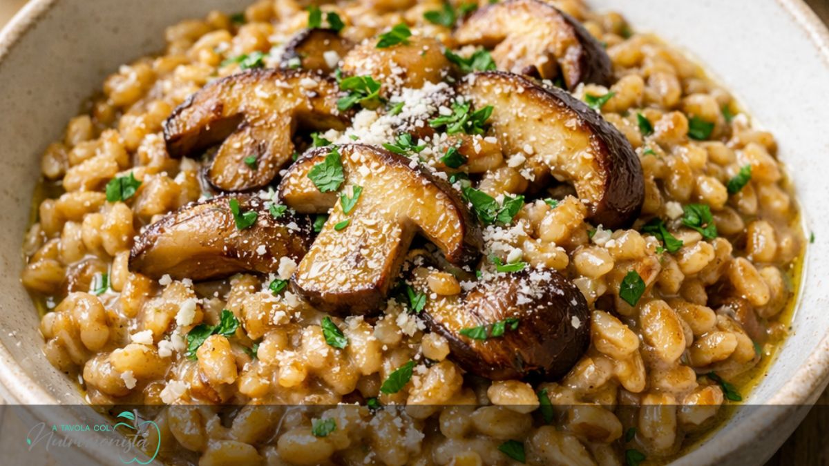 Farrotto con Funghi Porcini: ricetta sana e gustosa del nutrizionista