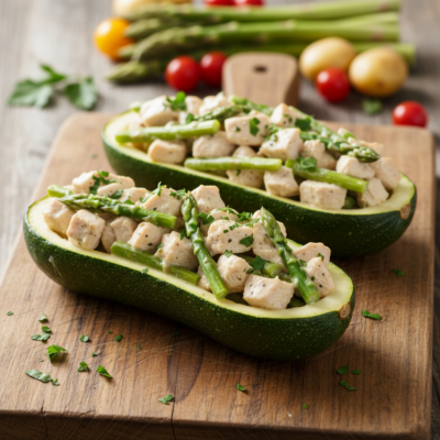 Barchette di Zucchine con Pollo e Asparagi: L'Antipasto che Stupisce