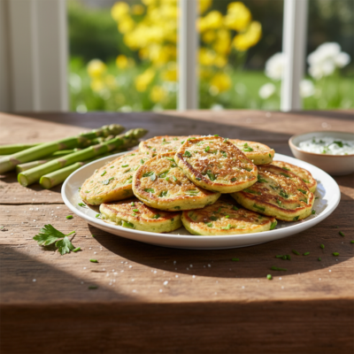 Pancake Salati agli Asparagi al Forno: La Ricetta Proteica che Rivoluziona la Colazione