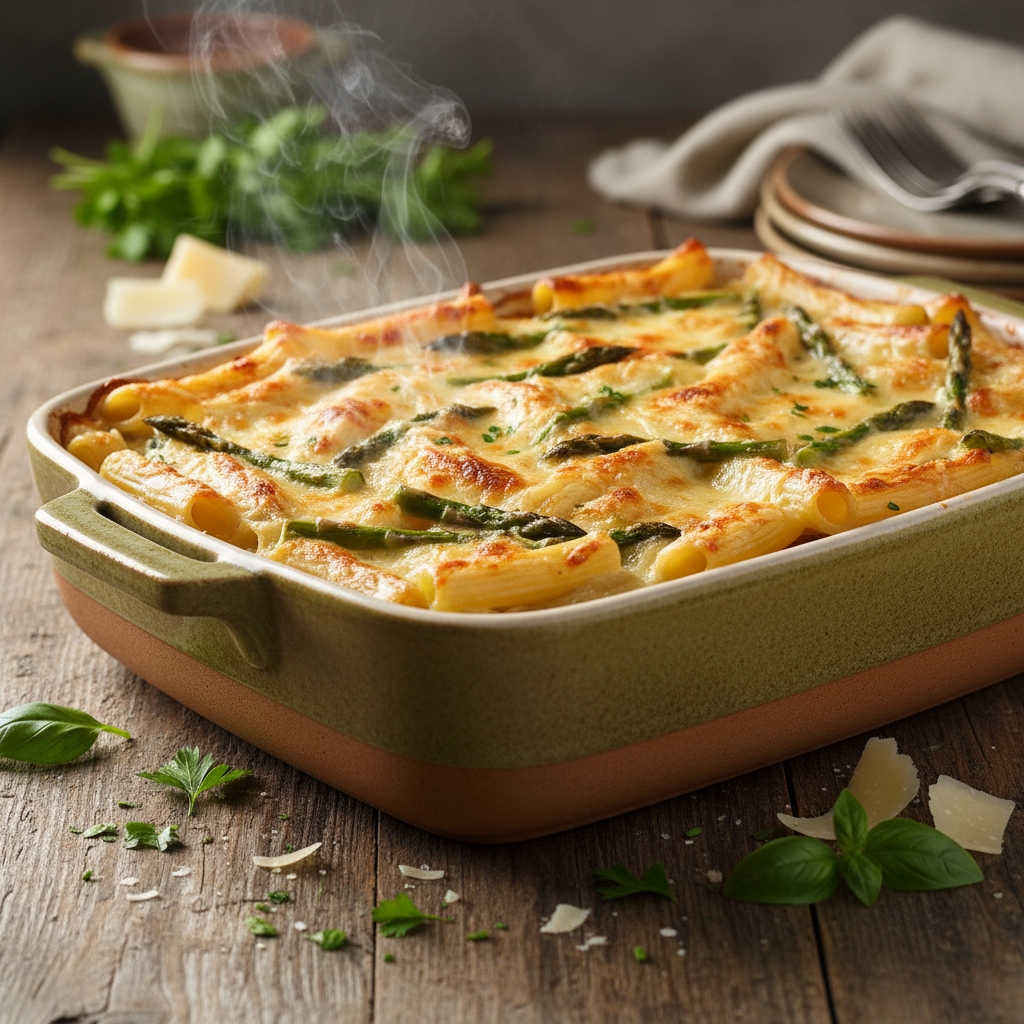 Pasta al Forno con Asparagi e Uova: La Carbonara Healthy che Non Ti Aspetti