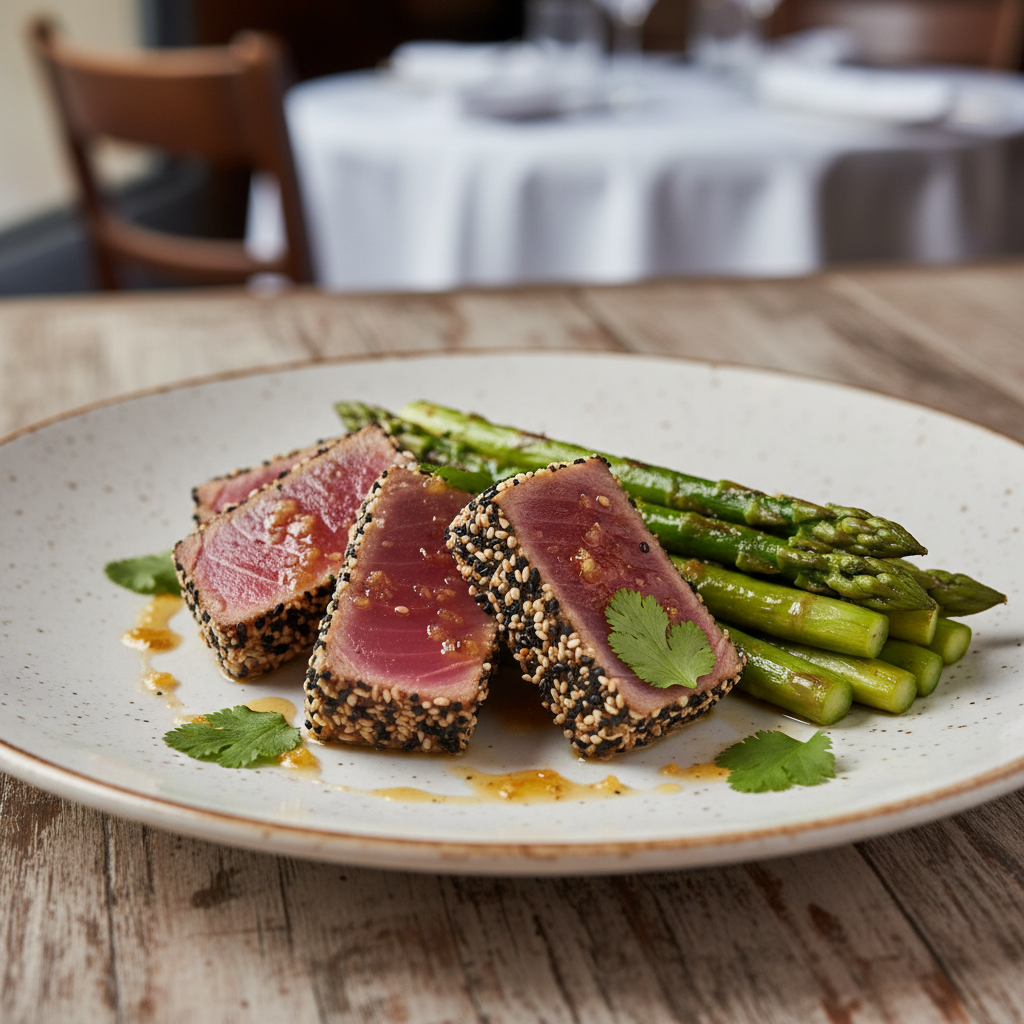 Tonno in Crosta di Sesamo con Asparagi Croccanti: Il Secondo Fit che Ti Cambia la Dieta