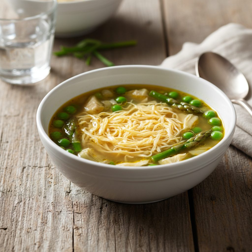 Zuppa di Uova e Verdure Primaverili: La Stracciatella Fit che Ti Stupirà