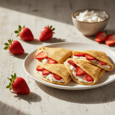 Crepes Proteiche alle Fragole e Ricotta: la Colazione di Maggio che Cambia le Regole