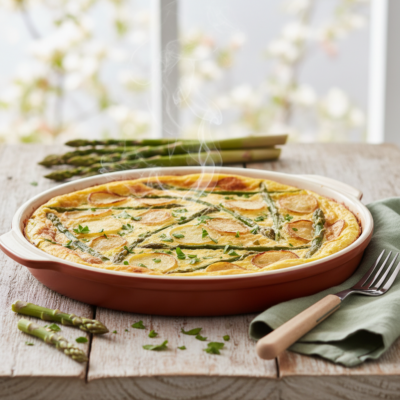 Frittata di Asparagi e Patate Novelle in Friggitrice ad Aria: Il Piatto Unico Primaverile