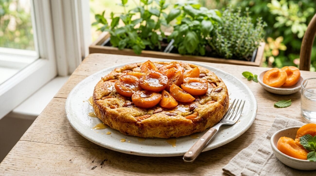 Frittata Dolce alle Albicocche e Ricotta
