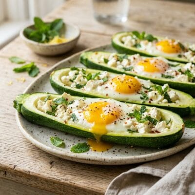 Fagiolini e Zucchine al Vapore con Gremolata di Limone e Menta