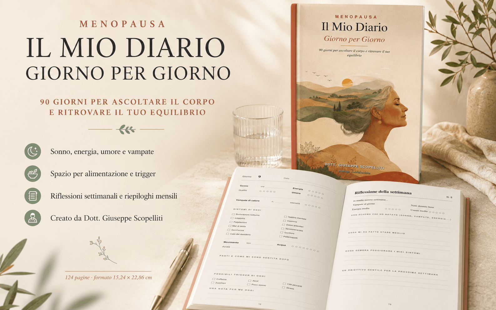 Menopausa - Il Mio Diario Giorno per Giorno: 90 giorni per ascoltare il corpo e ritrovare il tuo equilibrio - immagine 7