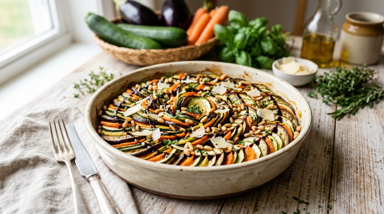 Girandola Arcobaleno di Verdure Estive al Forno