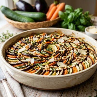 Girandola Arcobaleno di Verdure Estive al Forno