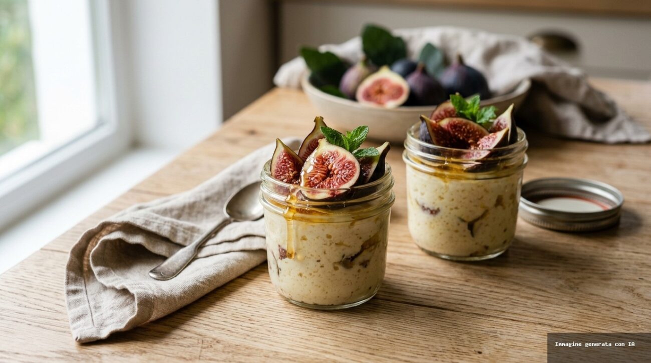 Budino di Ricotta e Fichi Cotto al Vapore