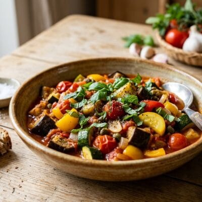 Ciambotta Mediterranea: Lo Stufato di Verdure Estive con Menta e Capperi che Ti Fa Dimenticare le Patatine