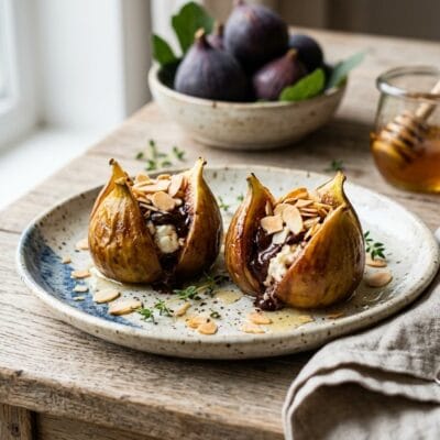 Fichi Ripieni Al Forno Con Ricotta E Cioccolato