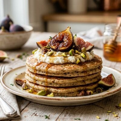 Insalata Dolce Tiepida Di Fichi E Pesche Con Crema All'Uovo