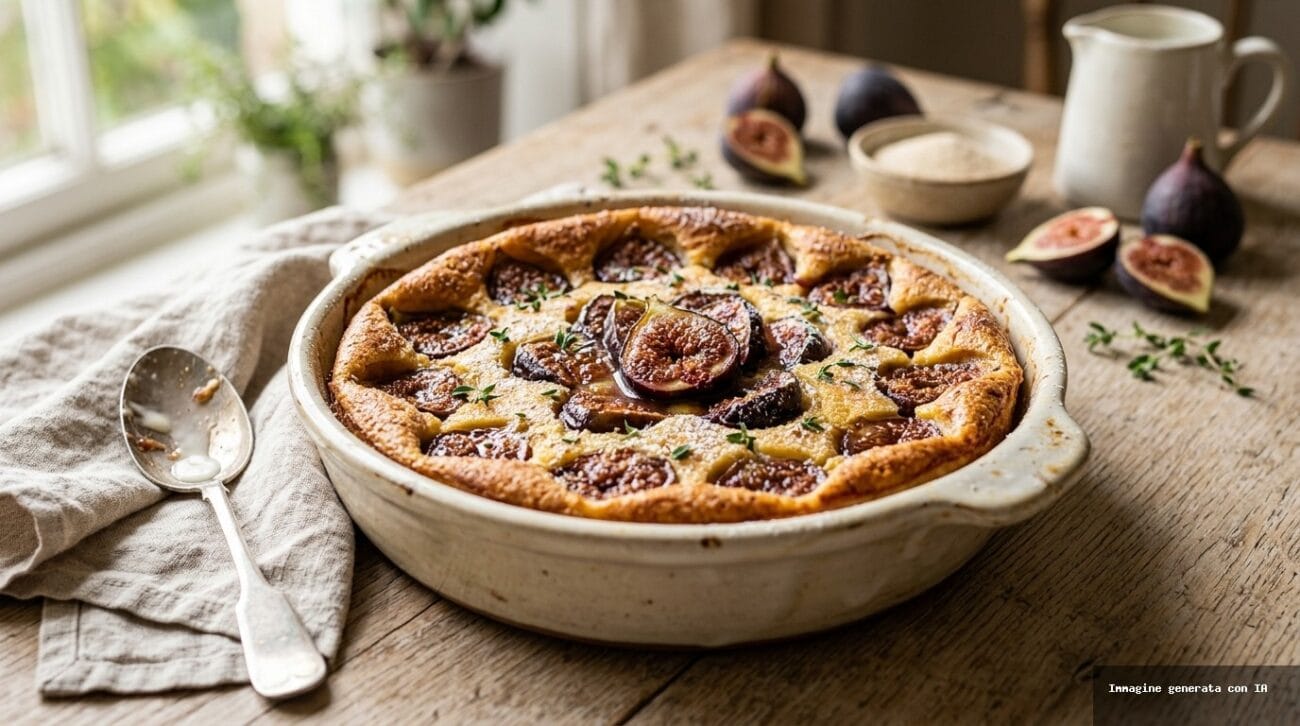 Clafoutis Proteico Ai Fichi