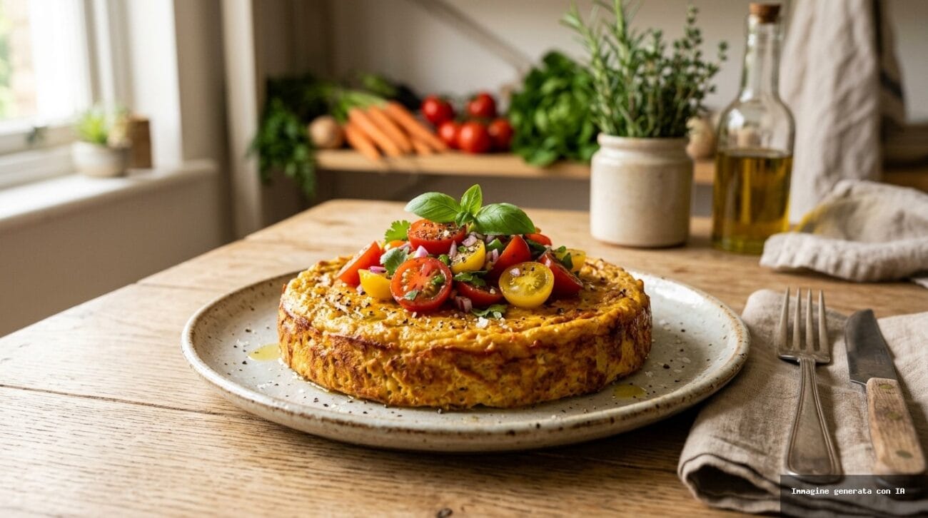 Flan Di Ceci E Cavolfiore Al Vapore