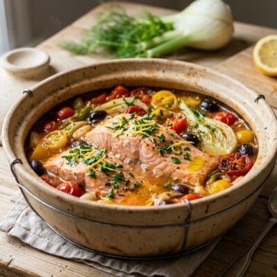 Ceci Croccanti in Padella con Peperoni e Feta