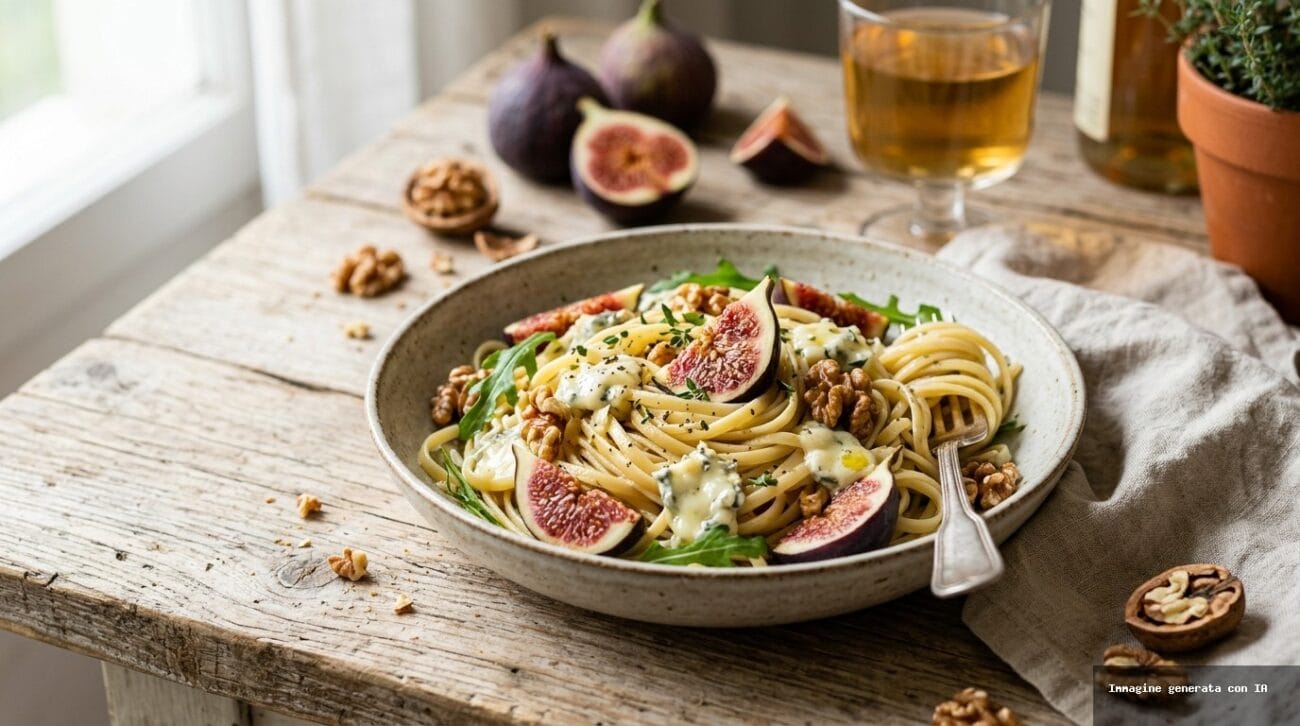 Pasta ai Fichi Gorgonzola e Noci